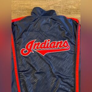 Vintage Genuine Merchandise Full Zip Mens XL CLEVELAND INDIANS Jacket LOGO G13